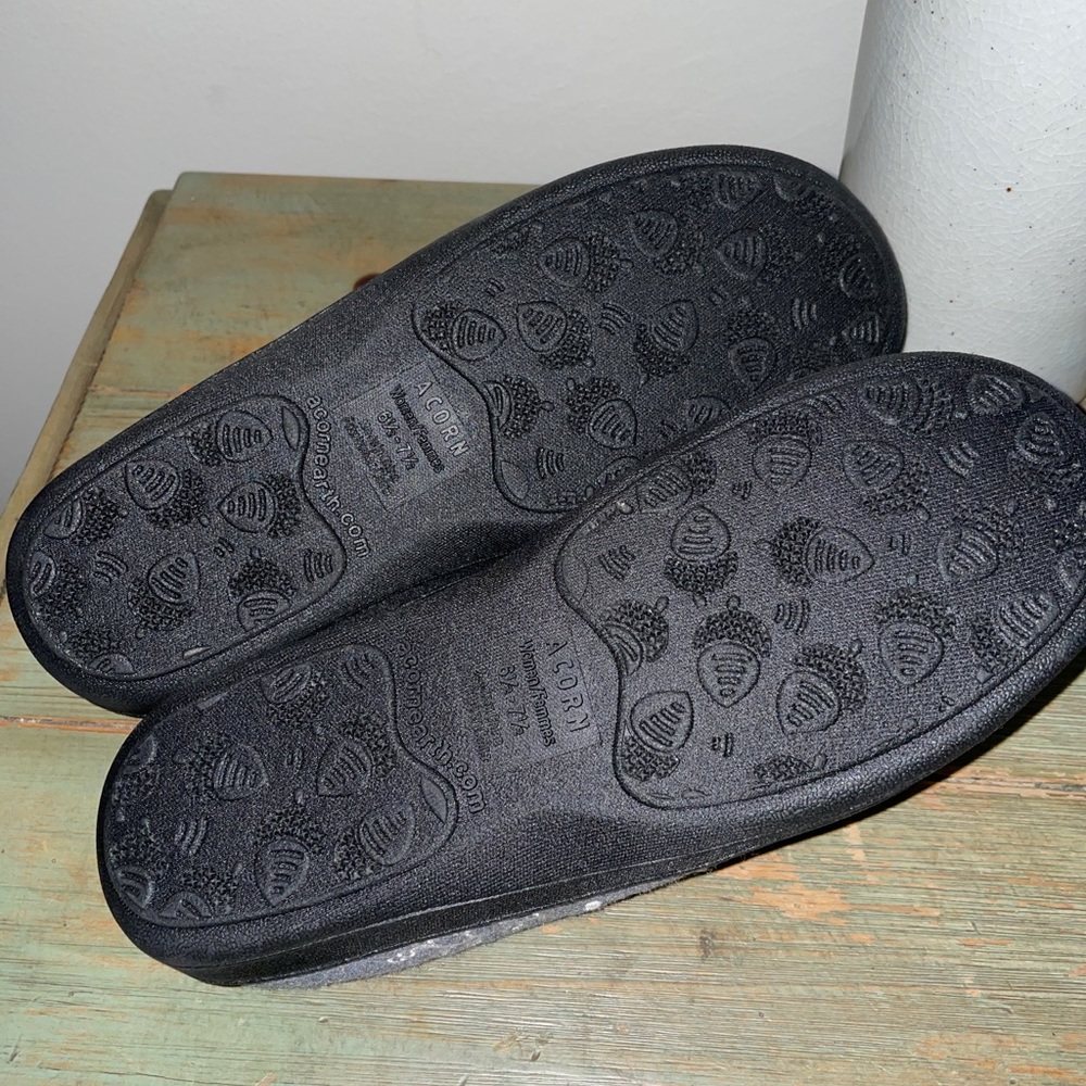 Acorn Womens Gray Talara Slippers Size 6.5 / 7 - Picture 7 of 8